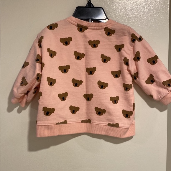 PRICE DROP!‼️Seed Heritage Pink Koala Print Infant Sweatshirt. Size 6-12 months - Picture 3 of 5